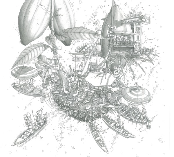 USHIO CHOCOLATL - Trinidad and Tobago (san juan estate) / トリニダード・トバゴ(サンファンエステート)